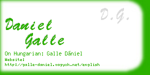 daniel galle business card